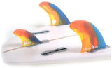 FCS II MARK RICHARDS PERFORMANCE CORE (PC) TRI TWIN + STABILISER FINS