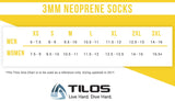 Tilos 3mm Short Neoprene Fin Socks