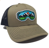 ThreadBound Outdoor Trucker Hat  - Snow Goggle Design