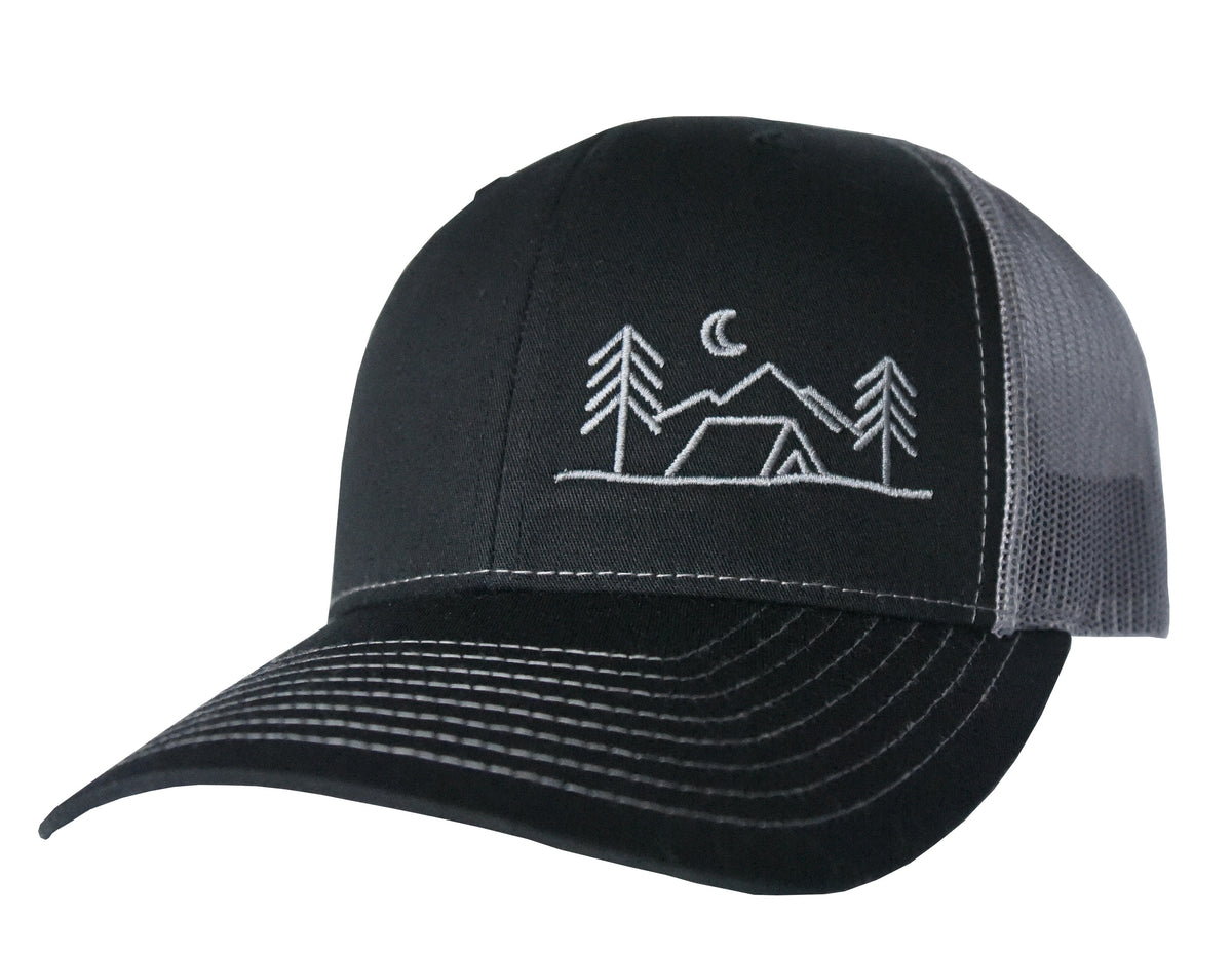 Men's Canopy Trucker Hat Black – TARKINE RUNNING