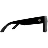 Spy Optic Bowery, Square Sunglasses, Color and Contrast Enhancing Lenses, Black - Gray Polarize Lenses